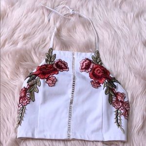 Floral Halter Top